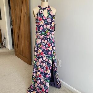 Nicole Miller Floral Maxi Dress